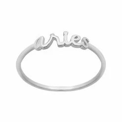 LC Lauren Conrad Cursive Zodiac Ring Gold Tone Aquarius -LC Lauren Conrad Shop unnamed file 2137