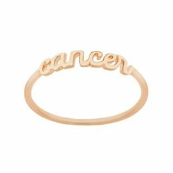 LC Lauren Conrad Cursive Zodiac Ring Gold Tone Aquarius -LC Lauren Conrad Shop unnamed file 2142