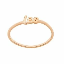 LC Lauren Conrad Cursive Zodiac Ring Gold Tone Aquarius -LC Lauren Conrad Shop unnamed file 2149