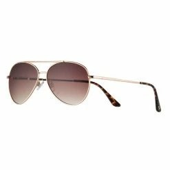 LC Lauren Conrad 58mm Oceanside Pier Aviator Gradient Sunglasses Gold Brown -LC Lauren Conrad Shop unnamed file 2162