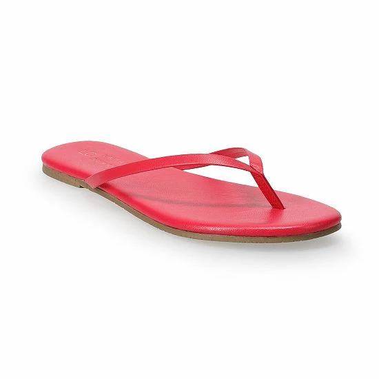 LC Lauren Conrad Honey 2 Women's Flip Flop Sandals Denim Blue Floral 11 LC Lauren Conrad Honey 2 Women's Flip Flop Sandals Denim Blue Floral - Image 11
