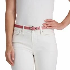 Women's LC Lauren Conrad 2-Pack Velvet & Bonded Leather Skinny Belt Set In Regular & Plus Black Pink Velvet -LC Lauren Conrad Shop unnamed file 2227