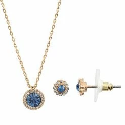LC Lauren Conrad Birthstone Circular Pendant Necklace & Earrings Set May -LC Lauren Conrad Shop unnamed file 2248