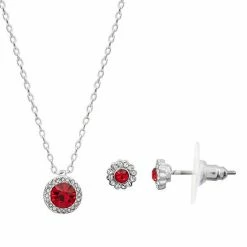 LC Lauren Conrad Birthstone Circular Pendant Necklace & Earrings Set May -LC Lauren Conrad Shop unnamed file 2254