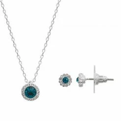 LC Lauren Conrad Birthstone Circular Pendant Necklace & Earrings Set May -LC Lauren Conrad Shop unnamed file 2257