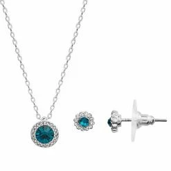 LC Lauren Conrad Birthstone Circular Pendant Necklace & Earrings Set May -LC Lauren Conrad Shop unnamed file 2258
