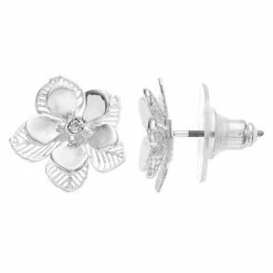 LC Lauren Conrad Nickel Free Filigree Flower Earring