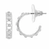 LC Lauren Conrad Filigree Nickel Free Hoop Earrings
