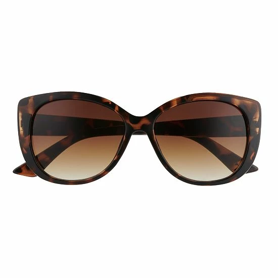 Women's LC Lauren Conrad Lucinda Large Plastic Square Sunglasses Tortoise Brown 3 Women's LC Lauren Conrad Lucinda Large Plastic Square Sunglasses Tortoise Brown - Image 3