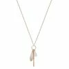 LC Lauren Conrad Cluster Stick Pendant Long Necklace