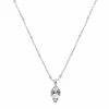 LC Lauren Conrad Silver Tone Cubic Zirconia Necklace