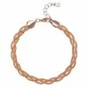 LC Lauren Conrad Braided Chain Bracelet