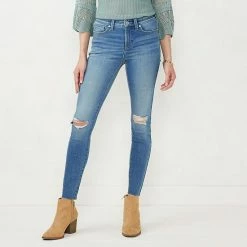 Women's LC Lauren Conrad Feel Good Midrise Skinny Jeans White 7 Women's LC Lauren Conrad Feel Good Midrise Skinny Jeans White -LC Lauren Conrad Shop unnamed file 25