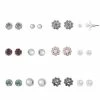 LC Lauren Conrad Silver Tone Nickel Free Stud Earring Set