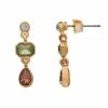 LC Lauren Conrad Tiered Geo Gem Nickel Free Drop Earrings