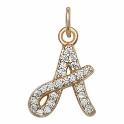 LC Lauren Conrad Sterling Silver Cubic Zirconia Initial Charm Gold Tone O -LC Lauren Conrad Shop unnamed file 2570