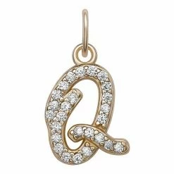 LC Lauren Conrad Sterling Silver Cubic Zirconia Initial Charm Gold Tone O -LC Lauren Conrad Shop unnamed file 2571