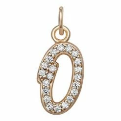 LC Lauren Conrad Sterling Silver Cubic Zirconia Initial Charm Gold Tone O -LC Lauren Conrad Shop unnamed file 2574