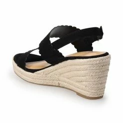 LC Lauren Conrad Cactus Flower Women's Wedge Sandals Black -LC Lauren Conrad Shop unnamed file 2585