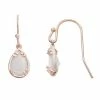 LC Lauren Conrad Runway Collection Cubic Zirconia Crackle Teardrop Earrings