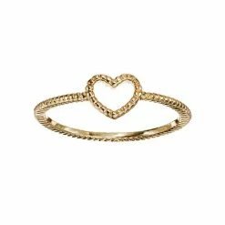 LC Lauren Conrad Textured Heart Midi Ring Silver Tone -LC Lauren Conrad Shop unnamed file 2656