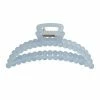 LC Lauren Conrad Large Frosted Baby Blue Beaded Claw Clip