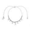 LC Lauren Conrad Silver Tone Celestial Charm Bracelet
