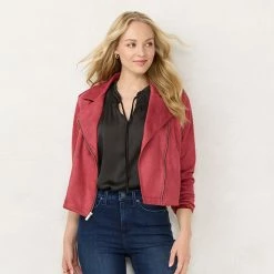 Women's LC Lauren Conrad Faux-Leather Moto Jacket Sea Smoke 18 Women's LC Lauren Conrad Faux-Leather Moto Jacket Sea Smoke -LC Lauren Conrad Shop unnamed file 269
