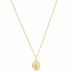 LC Lauren Conrad Engraved Rose Locket Pendant Necklace
