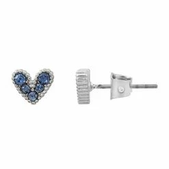 LC Lauren Conrad Heart Button Earrings Clear -LC Lauren Conrad Shop unnamed file 2708