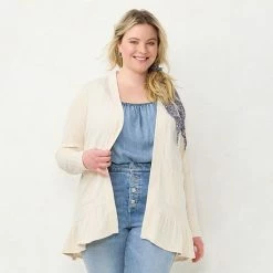 Plus Size LC Lauren Conrad Layering Cardigan Deep Sapphire -LC Lauren Conrad Shop unnamed file 273