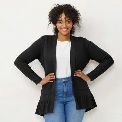 Plus Size LC Lauren Conrad Layering Cardigan Deep Sapphire -LC Lauren Conrad Shop unnamed file 274