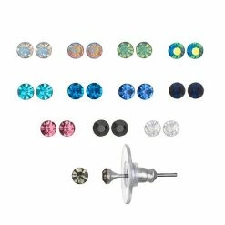 LC Lauren Conrad Simulated Stone Earring Set