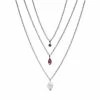 LC Lauren Conrad Three Row Gems & Faux Freshwater Pearls Nickel Free Pendant Necklace