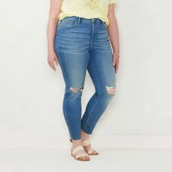 Plus Size LC Lauren Conrad Mid-Rise Skinny Jeans Justice -LC Lauren Conrad Shop unnamed file 286
