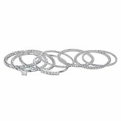 LC Lauren Conrad Twist Stack Ring Set