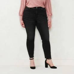 Plus Size LC Lauren Conrad Mid-Rise Skinny Jeans Justice -LC Lauren Conrad Shop unnamed file 288