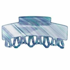 LC Lauren Conrad Blue Green Acetate Claw Clip