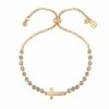 LC Lauren Conrad Dainty Cross Pull-Tie Bracelet