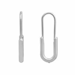 LC Lauren Conrad Small Oval Nickel Free Hoop Earrings