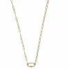 LC Lauren Conrad Paperclip Chain With Faux Carabiner Necklace