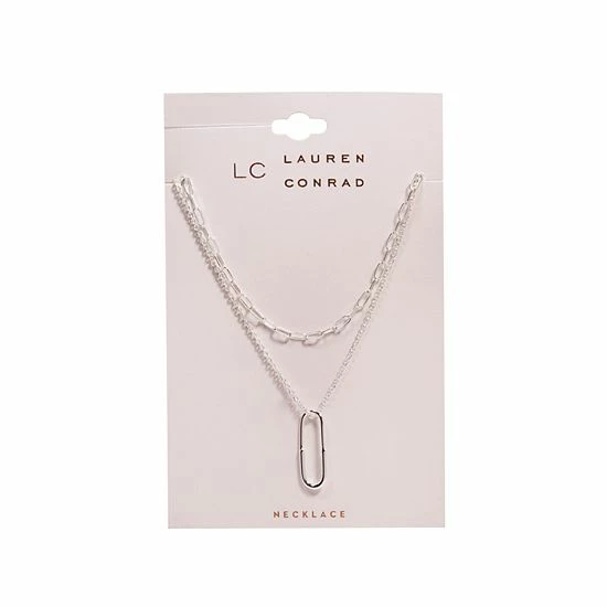 LC Lauren Conrad Two Row Nickel Free Pendant 2 LC Lauren Conrad Two Row Nickel Free Pendant - Image 2