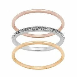 LC Lauren Conrad Stacking Ring Set