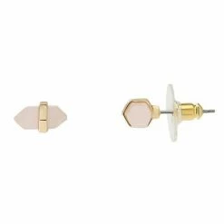 LC Lauren Conrad Semi Stone Post Earrings Purple