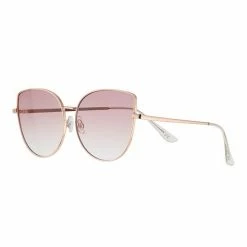 Women's LC Lauren Conrad Wendee Large Metal Cat Eye Sunglasses
