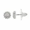 LC Lauren Conrad Flower Nickel Free Button Stud Earrings