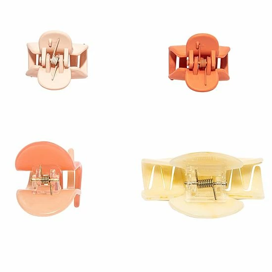 LC Lauren Conrad Pink Multi Mini Claw Clip Set 2 LC Lauren Conrad Pink Multi Mini Claw Clip Set - Image 2