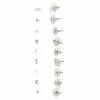 LC Lauren Conrad Set Of 9 Post Earrings
