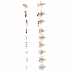 LC Lauren Conrad Set Of 9 Post Earrings