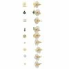LC Lauren Conrad Set Of 9 Post Earrings